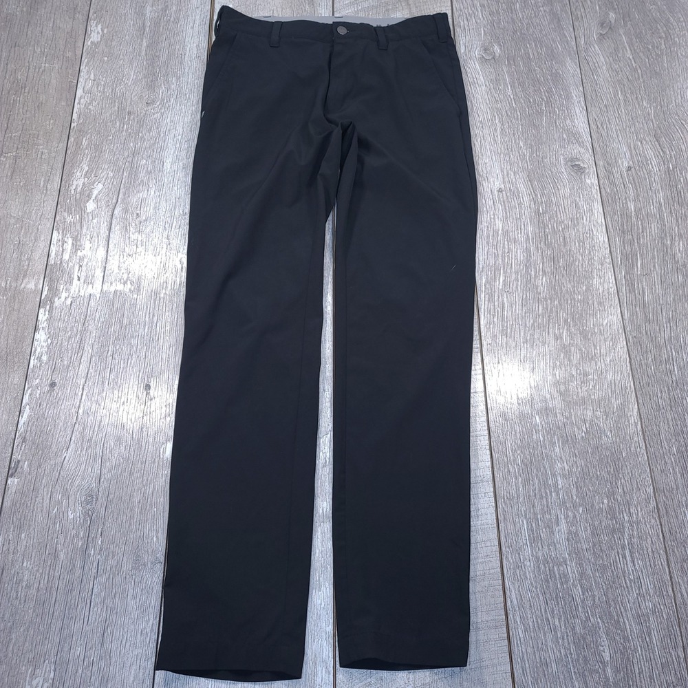 Adidas Golf Pants Mens 30x31 Black Ultimate365 Performance Trousers B